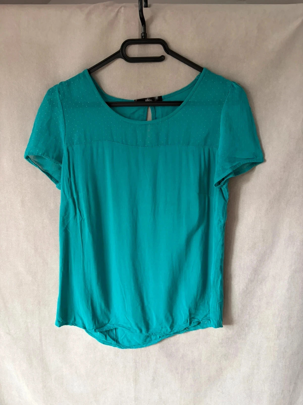 T shirt vert / turquoise